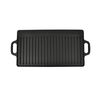 vidaXL Grilovací deska 2 ks oboustranná litinová 38x23 cm