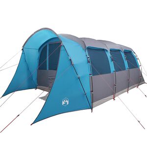 vidaXL Rodinn&yacute; stan se střechou Modr&yacute; a &scaron;ed&yacute; 576 x 325 x 213 cm