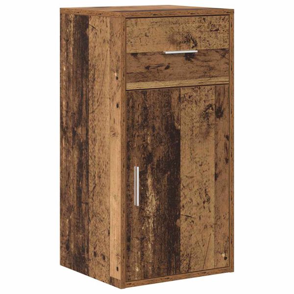 vidaXL Servírovací skříň se zásuvkou Staré dřevo 38 x 34 x 75 cm
