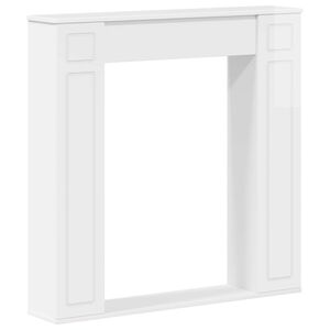 vidaXL R&aacute;m krbu B&iacute;l&aacute; s vysok&yacute;m leskem 100 x 20 x 100 cm