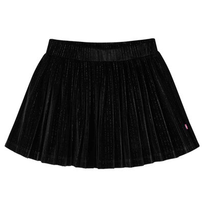 Dětská plisovaná sukně s lurexem černá 92