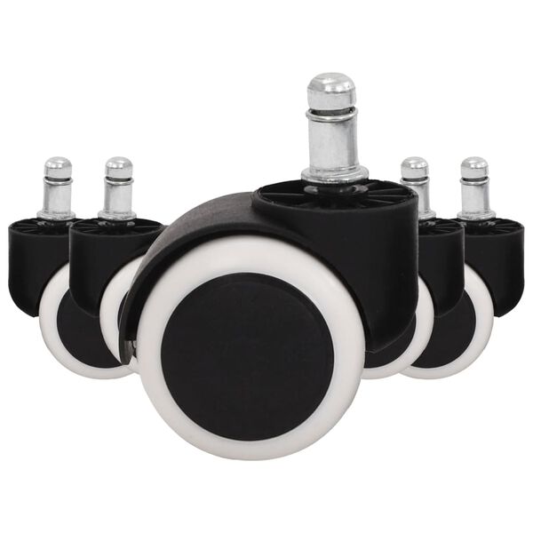 vidaXL Pojezdov&aacute; kolečka pro kancel&aacute;řsk&eacute; židle 5 ks