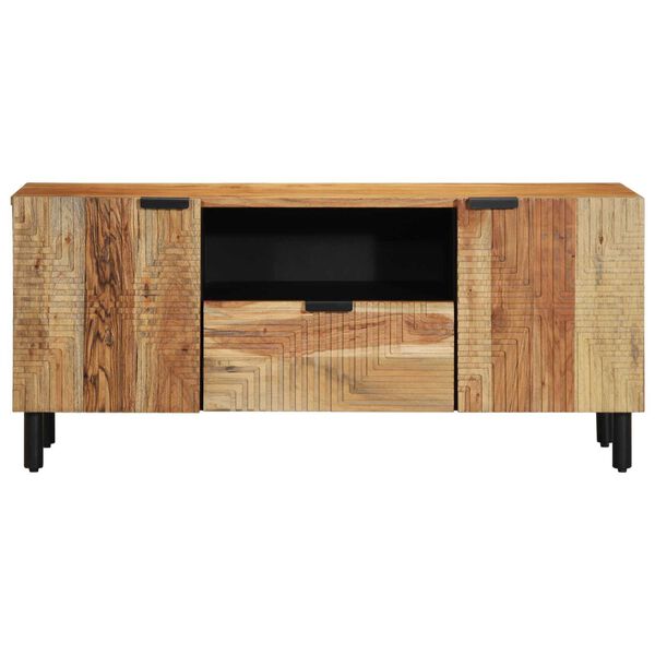 vidaXL TV jednotky s policí Masivní akátové dřevo 105 x 33,5 x 46 cm