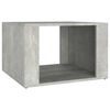 vidaXL Nočn&iacute; stolek betonově &scaron;ed&yacute; 57 x 55 x 36 cm kompozitn&iacute; dřevo