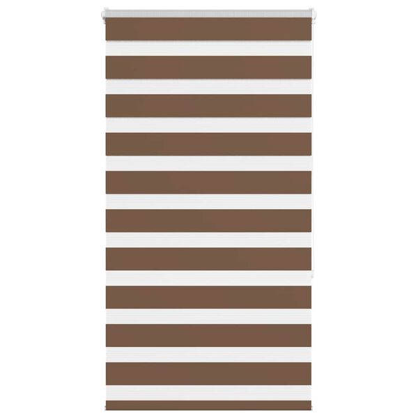 vidaXL Zebra roleta hněd&aacute; 70x150 cm &scaron;&iacute;řka l&aacute;tky 65,9 cm polyester