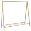 vidaXL Stojan na oblečen&iacute; s policemi 106x34x102 cm bambus