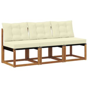 vidaXL 3 Kus Zahradn&iacute; prostředn&iacute; pohovka