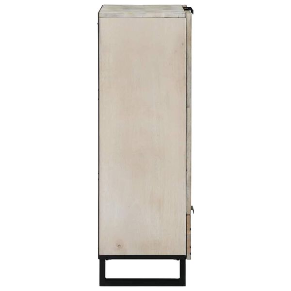 vidaXL Skř&iacute;ně a reg&aacute;ly na m&eacute;dia B&iacute;l&aacute; a čern&aacute; 60 x 33 x 100 cm