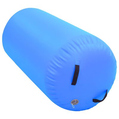 vidaXL Nafukovací cvičební válec s pumpou 120 x 75 cm PVC modrý