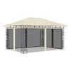 vidaXL Alt&aacute;n s moskyti&eacute;rou 4 x 3 x 2,73 m kr&eacute;mov&yacute; 180 g/m&sup2;