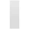 vidaXL Nástěnné police bílé vysoký lesk 104x24x58,5cm kompozitní dřevo