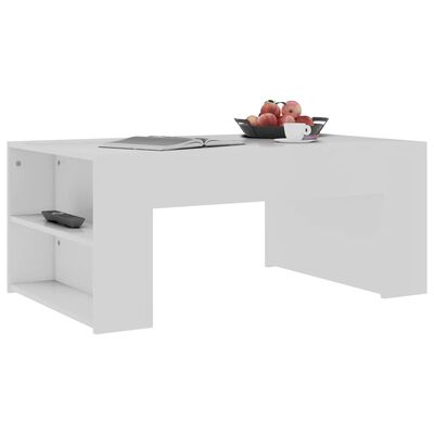 vidaXL Konferenční stolek bílý 100 x 60 x 42 cm dřevotříska