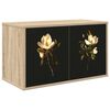 vidaXL N&aacute;stěnn&aacute; TV skř&iacute;ň BREMEN 69 x 33 x 40 cm Dub sonoma