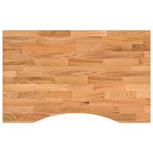 vidaXL Stoln&iacute; deska světle hněd&aacute; 80x50x2,5 cm dub obd&eacute;ln&iacute;kov&yacute;
