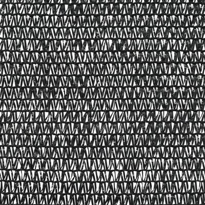 vidaXL Stínící tkanina černá 2 x 10 m HDPE 75 g/m²