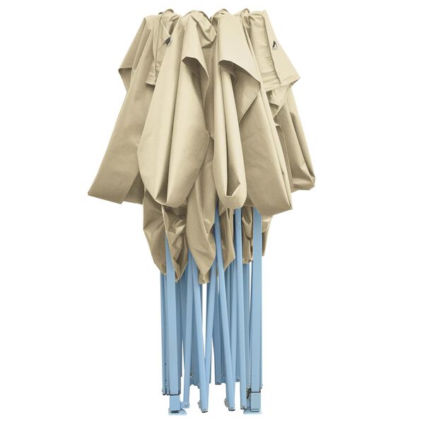 vidaXL Rozkl&aacute;dac&iacute; stan nůžkov&yacute; 3 x 4,5 m kr&eacute;mově b&iacute;l&yacute;