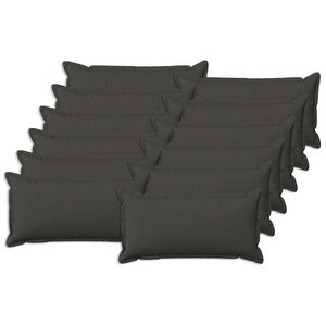 vidaXL Povlak na pol&scaron;t&aacute;ř 12 ks HOUTEN Tmavě &scaron;ed&aacute; 40 x 80 cm