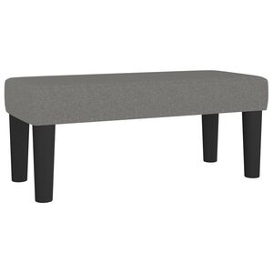 vidaXL Lavice tmavě &scaron;ed&aacute; 70 x 30 x 30 cm textil