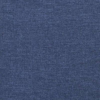 vidaXL Rám postele modrý 120 x 190 cm textil