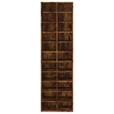 vidaXL Botník kouřový dub 54 x 34 x 183 cm kompozitní dřevo