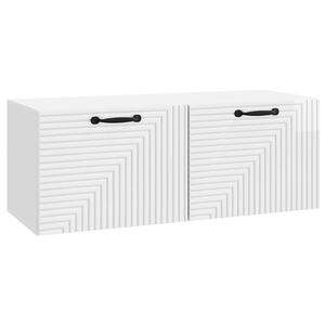 vidaXL N&aacute;stěnn&aacute; TV skř&iacute;ň B&iacute;l&aacute; s vysok&yacute;m leskem 78,5 x 31 x 30 cm