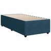 vidaXL Box spring postel s matrac&iacute; modr&aacute; 80 x 200 cm samet