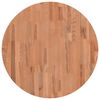 vidaXL Stoln&iacute; deska &Oslash; 70 x 1,5 cm kulat&aacute; masivn&iacute; bukov&eacute; dřevo