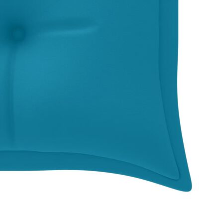 vidaXL Poduška na zahradní lavici světle modrá 180 x 50 x 7 cm textil