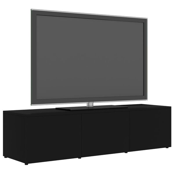 vidaXL TV stolek čern&yacute; 120 x 34 x 30 cm kompozitn&iacute; dřevo