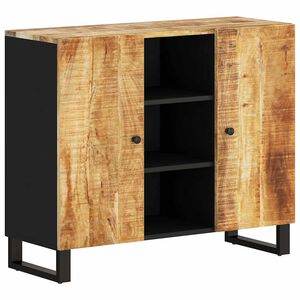 vidaXL Př&iacute;born&iacute;k se 2 dv&iacute;řky 90x33x75 cm masivn&iacute; mangovn&iacute;kov&eacute; dřevo