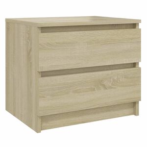 vidaXL Nočn&iacute; stolek dub sonoma 50 x 39 x 43,5 cm kompozitn&iacute; dřevo