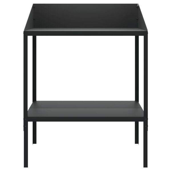 vidaXL Stojan na rostliny antracitov&yacute; 75,5x54,5x100cm pozinkovan&aacute; ocel