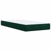 vidaXL Box spring postel s matrac&iacute; tmavě zelen&aacute; 90x190 cm samet