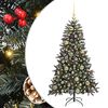 vidaXL Uměl&yacute; v&aacute;nočn&iacute; stromeček Zelen&aacute; 120 cm PVC, plast a ocel
