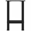 vidaXL Nohy konferenčn&iacute;ho stolku čern&eacute; 2 ks 38 x (42-43) cm ocelov&eacute;