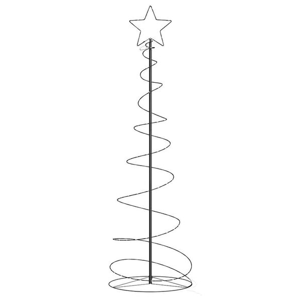 vidaXL LED v&aacute;nočn&iacute; stromek 120 tepl&yacute;ch b&iacute;l&yacute;ch LED 180 cm