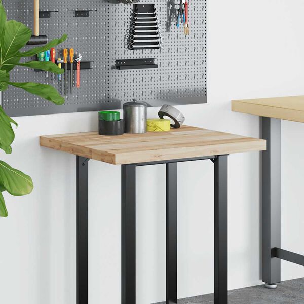 vidaXL Deska psac&iacute;ho stolu neo&scaron;etřen&aacute; 80 x 60 x 4 cm masivn&iacute; ak&aacute;cie