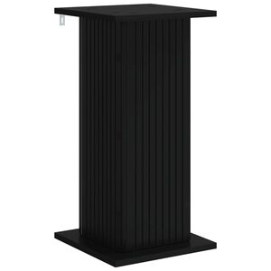 vidaXL Stojan na rostliny Čern&aacute; 30,5 x 30 x 60,5 cm Kompozitn&iacute; dřevo