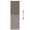 vidaXL Roleta zatemňovac&iacute; K&aacute;va 40x130 cm &Scaron;&iacute;řka l&aacute;tky 35,7 cm Polyester
