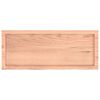 vidaXL Stoln&iacute; deska světle hněd&aacute; 100x40x(2-4)cm o&scaron;etřen&yacute; masivn&iacute; dub