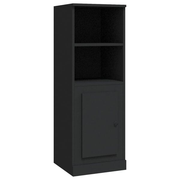 vidaXL Skř&iacute;ň highboard čern&aacute; 36 x 35,5 x 103,5 kompozitn&iacute; dřevo