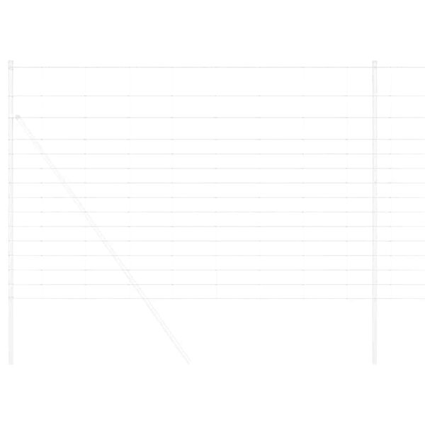 vidaXL Pastevn&iacute; plot Stř&iacute;brn&aacute; 25 x 1,6 m Pozinkovan&aacute; ocel