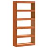 vidaXL Knihovna Voskově hněd&aacute; 80 x 30 x 167,5 cm Masivn&iacute; borov&eacute; dřevo