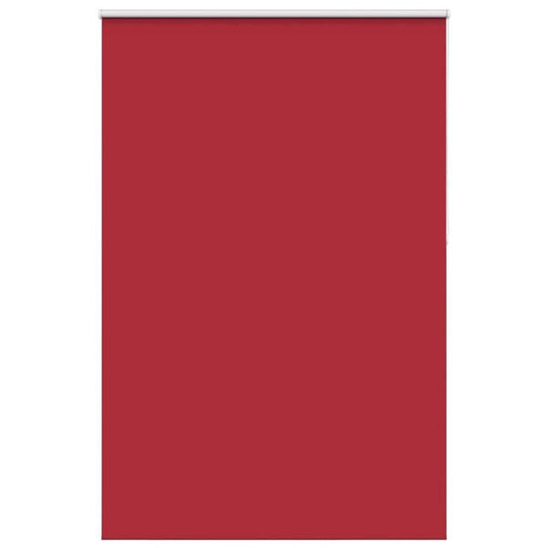 vidaXL Roleta zatemňovac&iacute; červen&aacute; &scaron;&iacute;řka l&aacute;tky 141,6 cm polyester