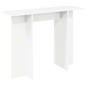 vidaXL Konzolov&yacute; stolek B&iacute;l&aacute; 100 x 30 x 75 cm Kompozitn&iacute; dřevo