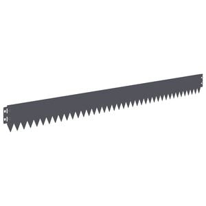 vidaXL Okraj tr&aacute;vn&iacute;ku 20 ks 103 x 10 cm Ocel Antracitov&aacute;