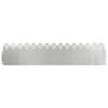 vidaXL Obrubn&iacute;ky tr&aacute;vn&iacute;ku 10 pcs Stř&iacute;brn&aacute; 103 x 0,05 x 22 cm