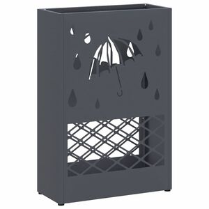 vidaXL Stojan na slunečn&iacute;ky Antracit 28 x 12 x 41 cm Ocel