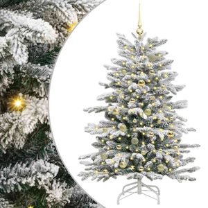 vidaXL Uměl&yacute; Skl&aacute;dac&iacute; V&aacute;nočn&iacute; Strom B&iacute;l&aacute; 150 cm PE a PVC