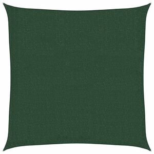 vidaXL Plachta proti slunci 160 g/m&sup2; tmavě zelen&aacute; 2 x 2 m HDPE